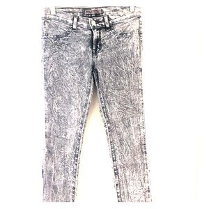 Acid washed grey J brand skinny jeans